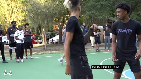 "WE GONNA BEAT YO A**!" 5v5 Streetball Turns UP After Trash Talk!