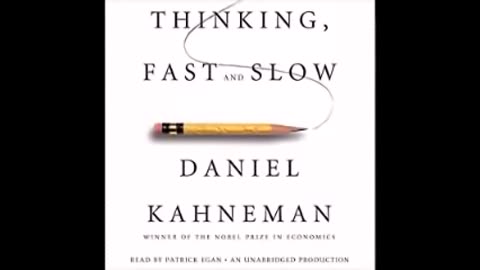 Thinking, Fast & Slow !! by Daniel Kahneman