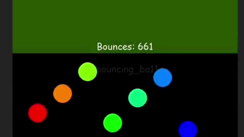 bouncing ball satisfying video