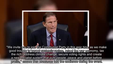 U.S. Senator Richard Blumenthal Speaks at Communist Party Event