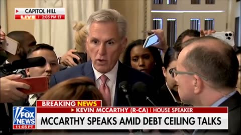 McCcarthy Speaks amid debt ceiling talks