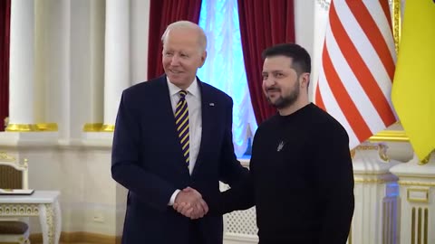 Biden and Zelenskyy talked about long-range weapons during the surprise visit to Ukraine.