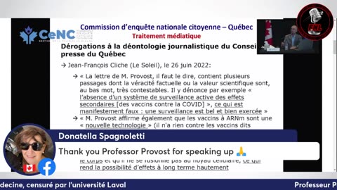 COMMISSION D’ENQUÊTE NATIONALE CITOYENNE Audiences de la CeNC à QUÉBEC du 13 mai - partie 2