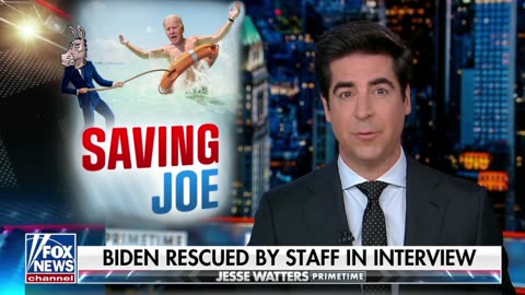 Jesse Watters: "Now if Biden can't make it through an interview with MSNBC without help, how is he going to make it another 4 years?"