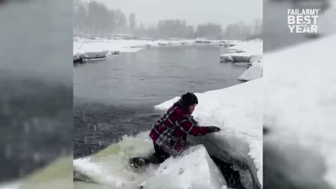 Man Almost Drowns In Arctic Ocean