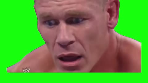 Shocked John Cena | Green Screen