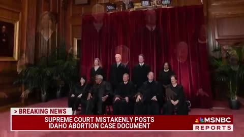 Supreme Court accidentally posts what appears to be draft of Idaho abortion decision