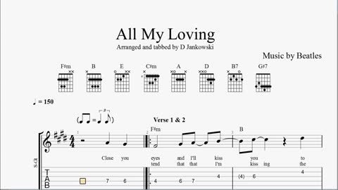 How To Play All My Loving