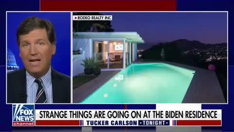 Tucker Carlson Strange things are going on at the Biden residence #shorts