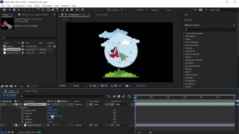 Adobe After Effects – Create Swaying Swing Effect