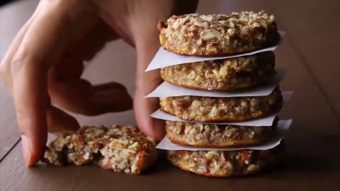 Veggies Treats! Cookies 4 Ways ( Zucchini, Carrot, Beet, Lemon Almond )