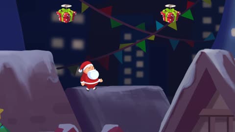 Santa's Bouncy Quest - Android Gameplay [6+ Mins, 480p60fps]