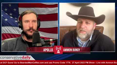 Conservative Daily: Just Leave Us in Peace, Government Harassment and Fighting Evil with Ammon Bundy