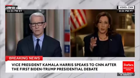 VIRAL+INTERVIEW_+Kamala+Harris+Has+Tense+Post-Debate+Interview+With+CNN+s+Anderson+Cooper