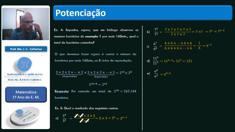 Aula V: Potenciação.