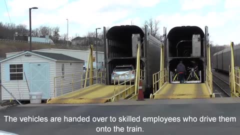 Amtrak Auto Train Loading and Leaving Lorton Virginia to Sanford, Florida | Railfan Rowan