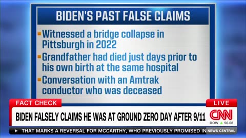 CNN just spent an entire segment documenting how Joe Biden is a pathological liar