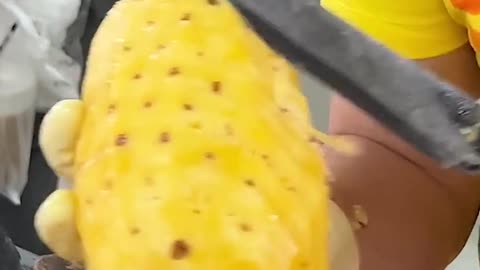 Amazing Pineapple Cutting Skills