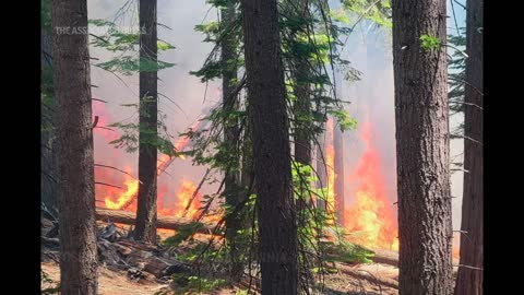 Wildfire threatens Yosemite's famed giant sequoias