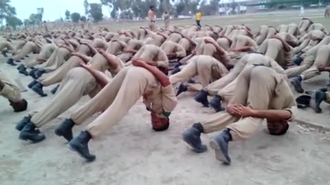 Pak army training