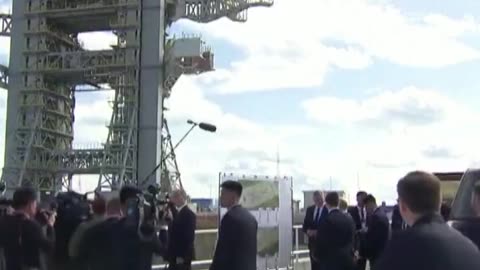 N. Korea's Kim, accompanied by Putin, reviews rockets at Russia's Vostochny space center