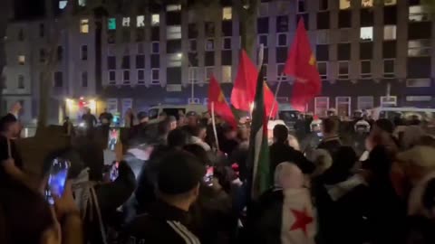 Clashes in Germany between supporters of Hamas Islamic terrorists and