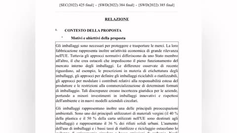 🔴Tovaglieri: a Bruxelles ci riprovano, plastica riciclata sotto attacco e schiaffo al Made in Italy.