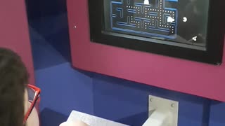 Classic Pac-Man gaming at Children's Museum