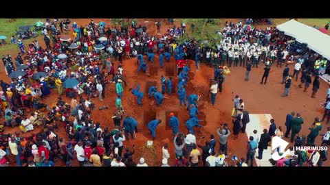 Brial service of the six seventh day Adventist church members who died in Lake Kariba