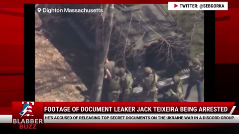 Footage of Document Leaker Jack Teixeira Being Arrested