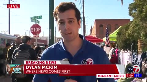 Local El Paso reporter: “One woman did tell us that yes, she has seen city employees out here cleaning the area in preparation for President Biden’s visit.”