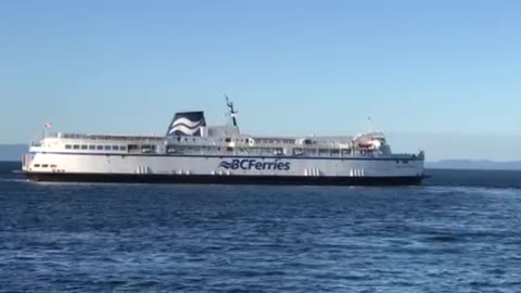 Last Sailing of The Queen of Nanaimo Out of Tsawwassen Terminal