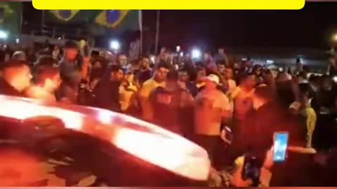 apoiadores a manifestação