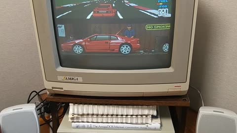 Amiga 500, 1987 & Lotus Esprit Turbo Challenge, 1990