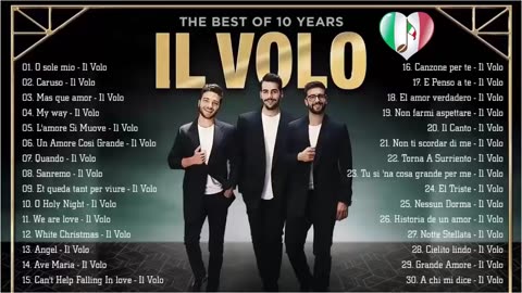 IL Volo canzoni nuove 2023 Playlist - IL Volo Greatest Hits - The Best Songs of IL Volo [ LIVE ]