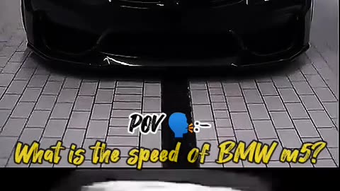 BWM speed test in the world #BWM car