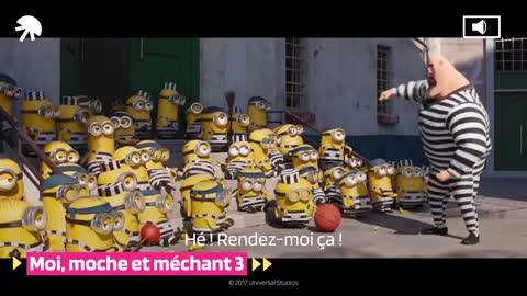 Moi, moche et méchant 3 : Les minions dirigent la prison CLIP HD