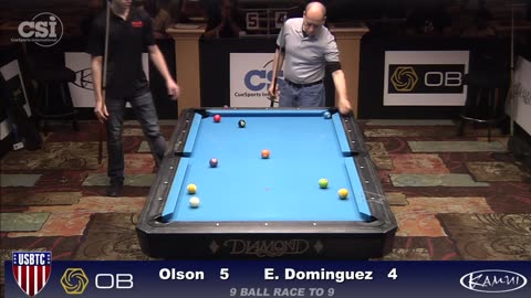 SEMI-FINAL! Dominguez vs Olson PART 2 ▸ 2015 US Bar Table 9-Ball Championship