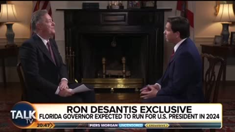 Ron Desantis on if He’s Running for President- “Stay Tuned” which Means, The Snake is Running