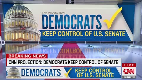 CNN projects Democrats keep control of Senate