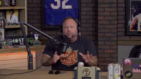 Alex Jones Discusses The Joe Rogan Spotify Controversy