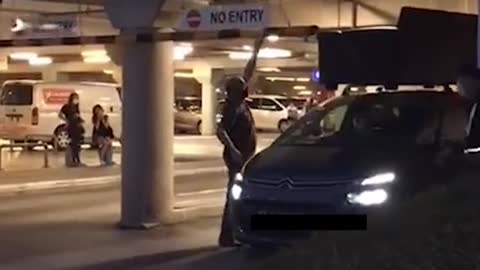 Sofa strapped on moving car spotted atIKEA Tampines carpark