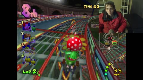 Mario Kart Double Dash!! Special Cup Race On The Wario Colosseum Racetrack Gameplay