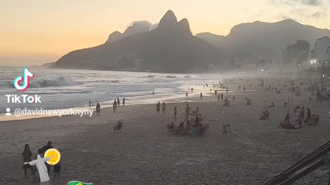 Rio De Janeiro Brazil Copacabana Beach