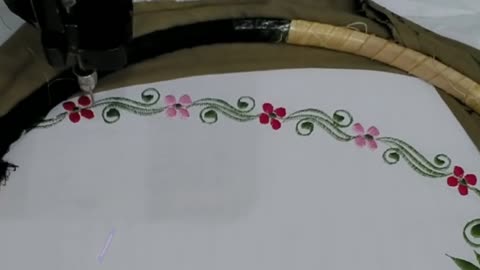 DHAGE SE BANI PHOOL🥀 KI LARI | HOW TO MAKE BEAUTIFUL MINI FLOWER LINES