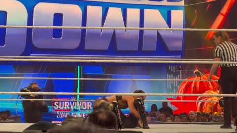 Ronda Rousey and Shayna Baszler vs Shotzi and Raquel Rodriguez - WWE Smackdown 11_25_22