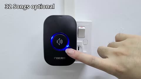 Fuers Wireless Doorbell Home Welcome Smart Door bell 150M Long Wireless Distance