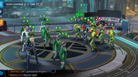 MARVEL STRIKE FORCE: 278k Kestrel team vs 512k Red Skull hydra team in war "We Are Comics"