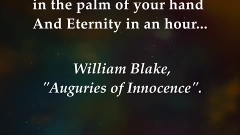 Quick thought 🙂 William Blake #shorts