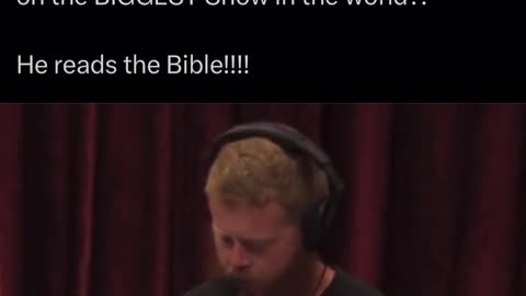 Oliver Anthony read the bible on Joe Rogan's podcast..